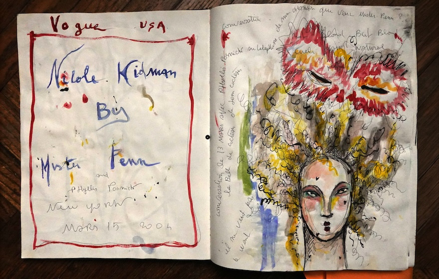 julien-d-ys-carnet-mr-penn-17-79 - © Carnet de travail de Julien d’Ys réalisé lors des séances photo avec Irving Penn julien-d-ys-carnet-mr-penn-17-79